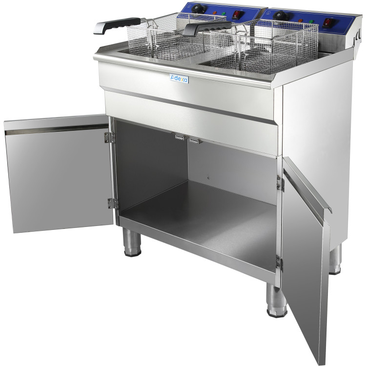 Commercial Fryer Double Electric 32 litre 10kW Free standing - CEHEF162C