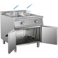 Commercial Fryer Twin Tank Electric 46 litre 24kW Freestanding - CEHEF708 Commercial Fryer Twin Tank Electric 46 litre 24kW Freestanding - CEHEF708