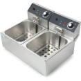 Commercial Fryer Double Electric 2x6 litre 5kW Countertop - CEHEF82