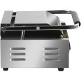 B GRADE Heavy Duty XL Panini Contact grill Ribbed 2.2kW - HEG811E B GRADE