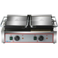 Heavy Duty Twin Panini Contact grill Ribbed 3.6kW Dual Zone - CEHEG813