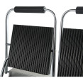 Heavy Duty Twin Panini Contact grill Ribbed 3.6kW Dual Zone - CEHEG813