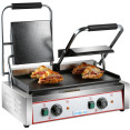 Heavy Duty Twin Panini Contact grill Smooth 3.6kW Dual Zone - CEHEG813B