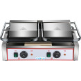 Heavy Duty Twin Panini Contact grill Smooth 3.6kW Dual Zone - CEHEG813B