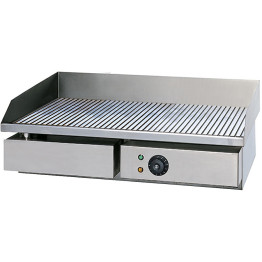 Commercial Griddle Ribbed 550x450x230mm 3kW Electric - CEHEG821