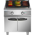 Professional Electric Lava Rock Grill with Cabinet Base 9kW 700mm Depth - CEHEL707A