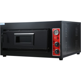 Electric Pizza Oven Single Chamber 600 degrees Capacity 4 x 12" Pizzas 220V - CEHEP1