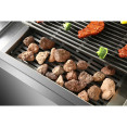 Professional Gas Lava Rock Grill with Cabinet Base 18kW 900mm Depth - CEHGL907