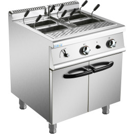 Professional Pasta cooker 30 Litres Gas 22kW Floor standing with Cabinet Base 700mm depth - CEHGN715