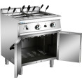 Professional Pasta cooker 30 Litres Gas 22kW Floor standing with Cabinet Base 700mm depth - CEHGN715