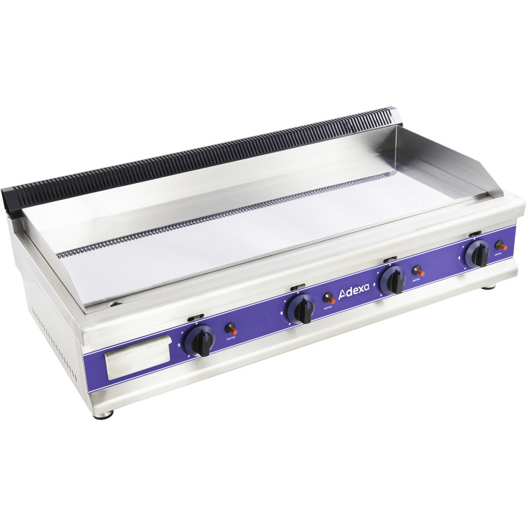 Commercial Gas Griddle Smooth 4 zone 12kW Table top - CEHGT1100