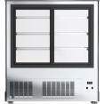 Cake Display Showcase 2000mm 3 Shelves Black & Stainless Steel | CaterEq CEHL2000ER3