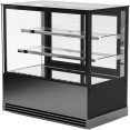 Display Showcase Merchandiser Fridge 545 Litres 2 Shelves 1500×700×1200mm Black | CaterEq CEHL1500ER2B