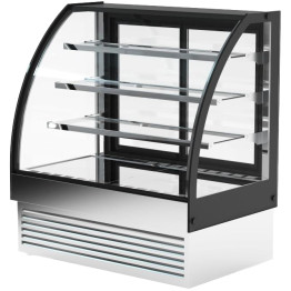 Cake Display Showcase 700mm 3 Shelves Stainless Steel | CaterEq CEHL700S3