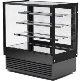 Display Merchandiser Fridge 630 litres 3 shelves Black - CEHL1500B3BLACK