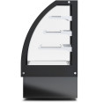 Display Merchandiser Fridge Curved Front 500 litres 3 shelves Black - CEHL1500S3BLACK