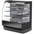 Commercial Upright Chilled Display Case 3 Glass Shelves 1300x740x1380mm Black | CaterEq CEHNTK214BLACK Commercial Upright Chilled Display Case 3 Glass Shelves 1300x740x1380mm Black | CaterEq CEHNTK214BLACK