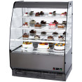 Commercial Upright Chilled Display Case 3 Glass Shelves 1300x740x1380mm Black | CaterEq CEHNTK214BLACK Commercial Upright Chilled Display Case 3 Glass Shelves 1300x740x1380mm Black | CaterEq CEHNTK214BLACK
