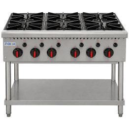 Commercial Freestanding Gas Range 31.2kW 915 x 757 x 801mm | CaterEq CEHP36F