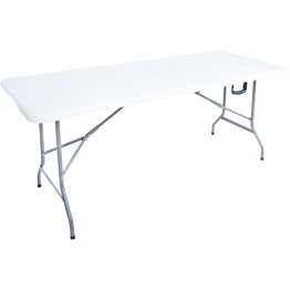 Folding Banquet Catering Table 6ft White 1800x740x735mm - CEHQXZ180