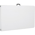 Folding Banquet Bench Table 8ft White 2400x760x740mm - CEHQZ240