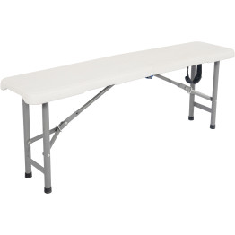 Folding Banquet Bench Table 4ft White 1180x260x420mm - CEHQZD118