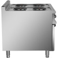 Commercial Electric Cooker 4 Burners with Cabinet Base 10.4kW 900mm Depth - CEHRQ912 Commercial Electric Cooker 4 Burners with Cabinet Base 10.4kW 900mm Depth - CEHRQ912