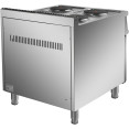 Commercial Electric Cooker 4 Burners with Cabinet Base 10.4kW 900mm Depth - CEHRQ912 Commercial Electric Cooker 4 Burners with Cabinet Base 10.4kW 900mm Depth - CEHRQ912