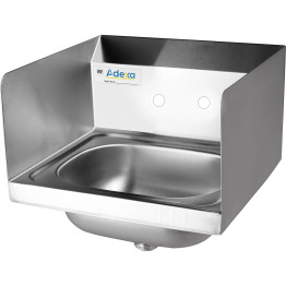 Wall mounted Hand Sink Wall mounted faucet Side splash Stainless steel - CEHS15SP