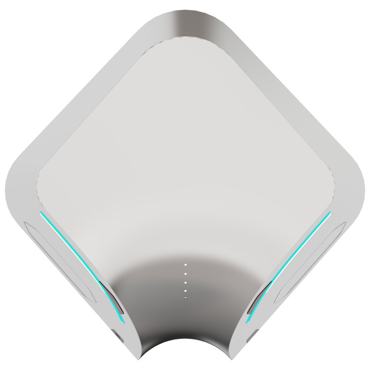 Commercial Hygienic Automatic Hand Dryer Silver 1.4kW 90m/s | CaterEq CEHSDA3899SILVER Commercial Hygienic Automatic Hand Dryer Silver 1.4kW 90m/s | CaterEq CEHSDA3899SILVER