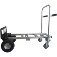2-in-1 Trolley & Hand truck Aluminium Telescopic Foldable 1110x510x970mm - CEHT1864