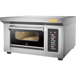 Bakery oven Electric 1 chamber 2 x 400x600mm trays 400°C Digital controls 6.6kW 220V - CEHTD20KI