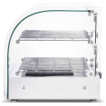 2 Tier Curved Front Heated Display Case 45 Litres Countertop - CEHW45R 2 Tier Curved Front Heated Display Case 45 Litres Countertop - CEHW45R