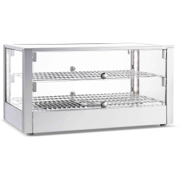 2 Tier Heated Display Case 80 Litres Countertop - CEHW80