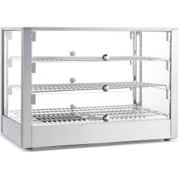 3 Tier Heated Display Case 115 litres Countertop - CEHW115