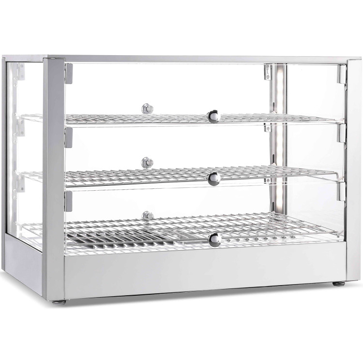 3 Tier Heated Display Case 115 litres Countertop - CEHW115