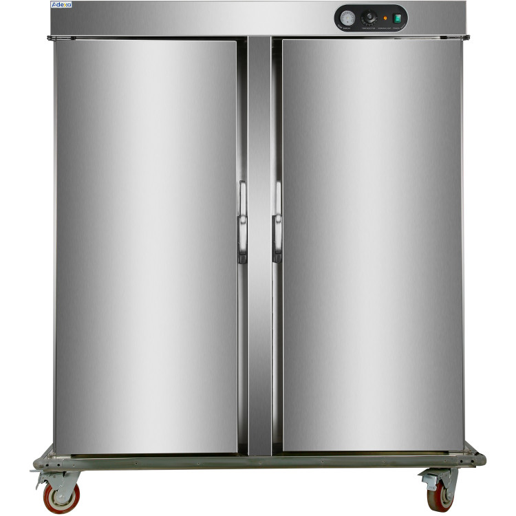 Professional Mobile Food Warming Cabinet Double Door with 22 x GN2/1 capacity 2.62kW - CEHW2221
