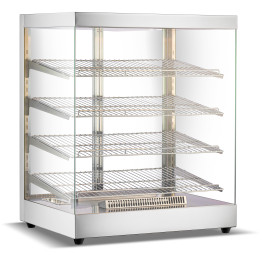 Commercial Heated Display Cabinet 318 Litres Stainless steel - CEHW318