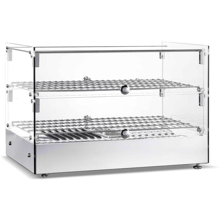 Commercial Countertop Heated Display Cabinet 50 Litres Stainless steel - CEHW50