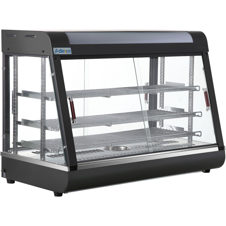 Commercial Heated showcase food warmer 900mm Width Countertop - CEHW602