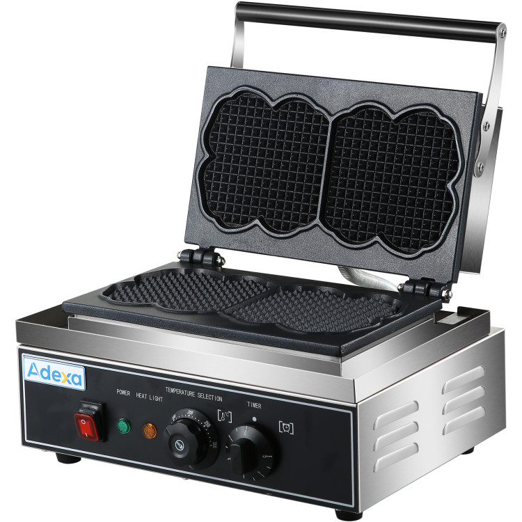 Commercial Waffle Maker 1.55kW 2 waffles Countertop - CEHX116