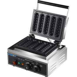 Commercial Corn Dog Waffle Maker 1.55kW 5 waffles Countertop - CEHX117