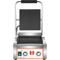 Heavy Duty Panini Contact grill Ribbed Single 1.8W - CEHXPG811A