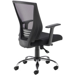 Mesh Office Chair Black & Chrome - CEHY6991