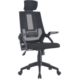 Mesh Office Chair with Headrest Black - CEHY808