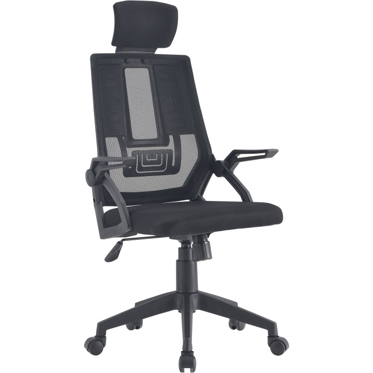 Mesh Office Chair with Headrest Black - CEHY808 Mesh Office Chair with Headrest Black - CEHY808