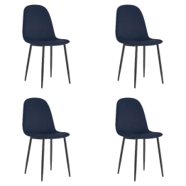 Bistro Dining Chair Black Fabric Indoors & Outdoors 440x520x875mm | CaterEq CEHYDC001VBLACK Bistro Dining Chair Black Fabric Indoors & Outdoors 440x520x875mm | CaterEq CEHYDC001VBLACK