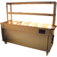 Mobile Flat Top Hot Cupboard with 2 tier Heated Gantry 1800mm - CEHYH18HD