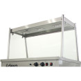 Mobile Food Service Counter with Bain Marie Top and Hot Cupboard - CEHYH3WS