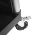 Professional 3-Tier Utility Trolley with Side Panels Grey Polypropylene 1010x500x980mm | CaterEq CEHZMCC5013 Professional 3-Tier Utility Trolley with Side Panels Grey Polypropylene 1010x500x980mm | CaterEq CEHZMCC5013